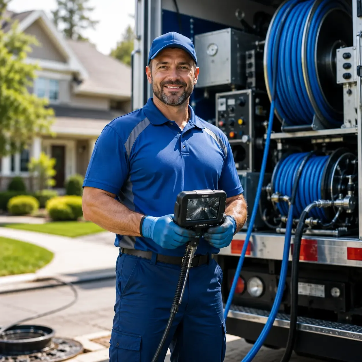 Local outdoor drain cleaning specialists in Brenham, TX